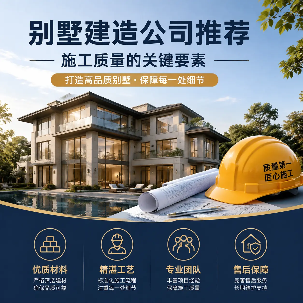 别墅建造公司推荐: 万山 施工质量的关键要素
