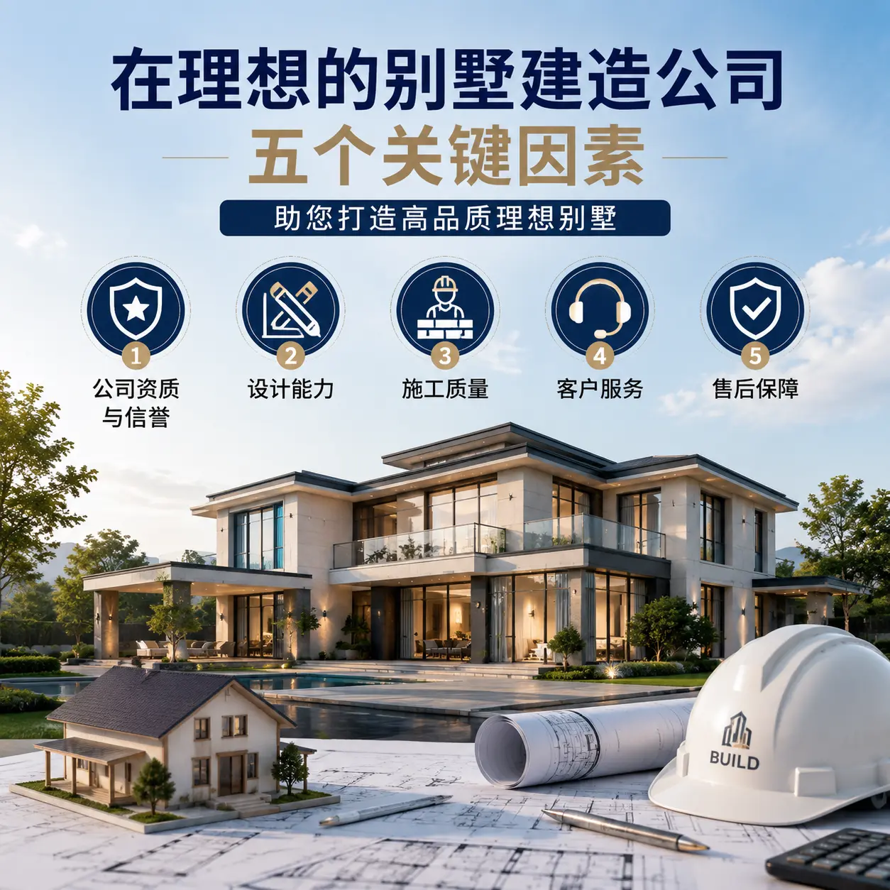 在 万山 找到理想别墅建造公司的五个关键因素