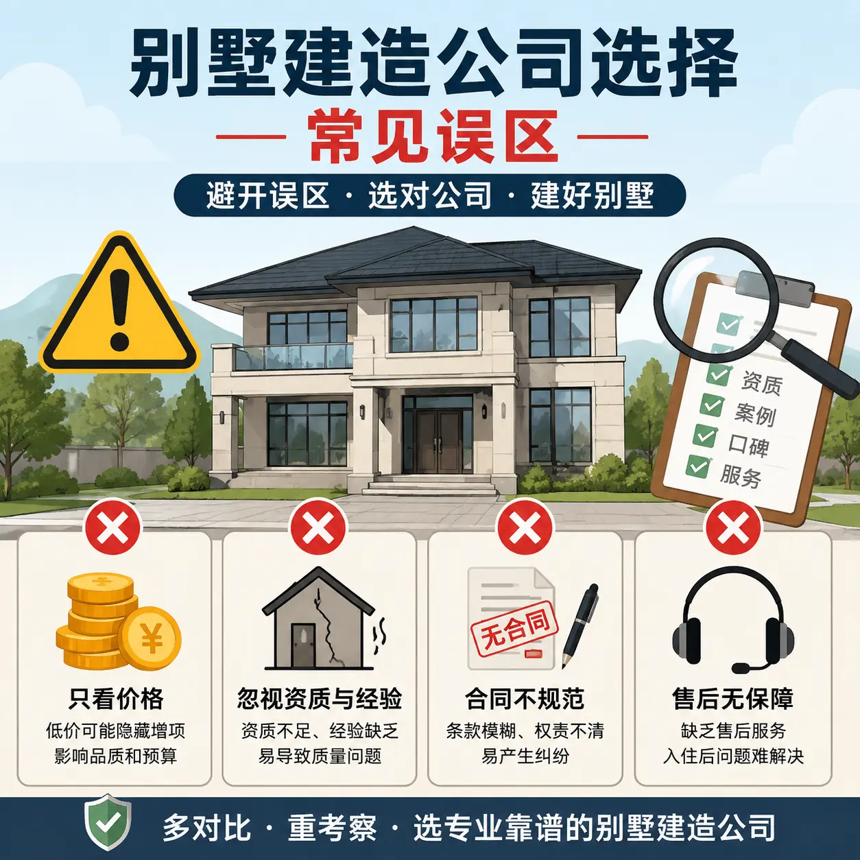 万山 别墅建造公司推荐：了解市场行情与服务内容