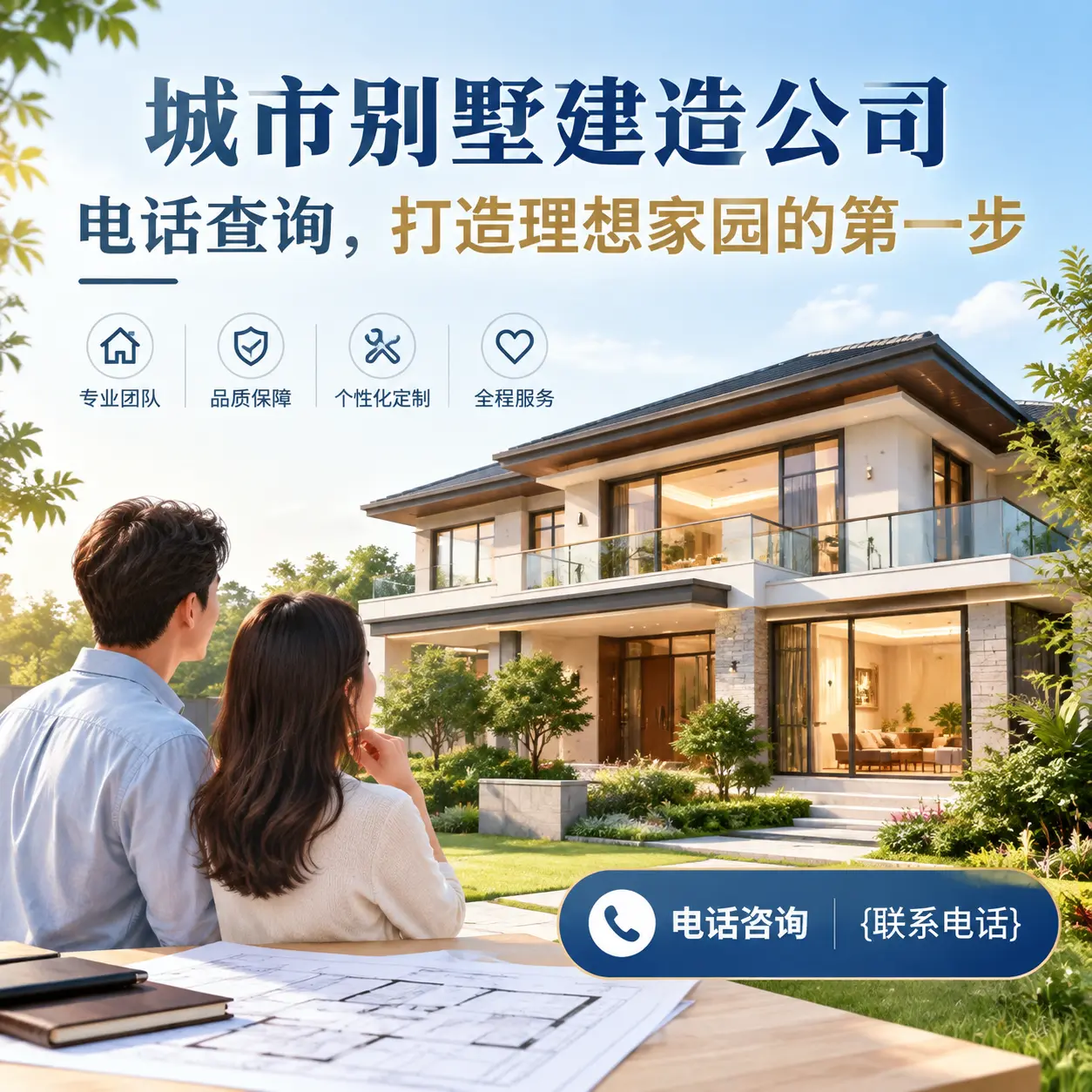 万山别墅建造公司电话查询,打造理想家园的第一步
