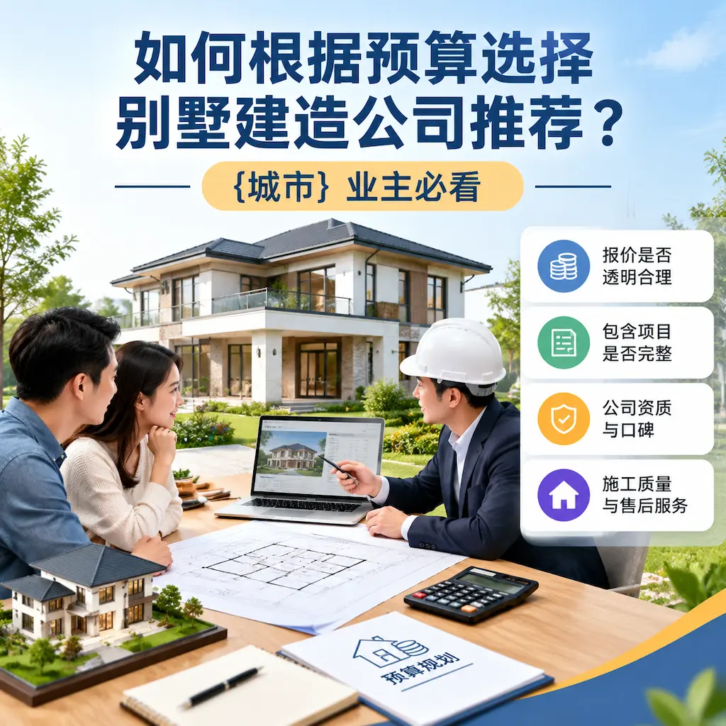 如何根据预算选择别墅建造公司推荐？ 万山 业主必看