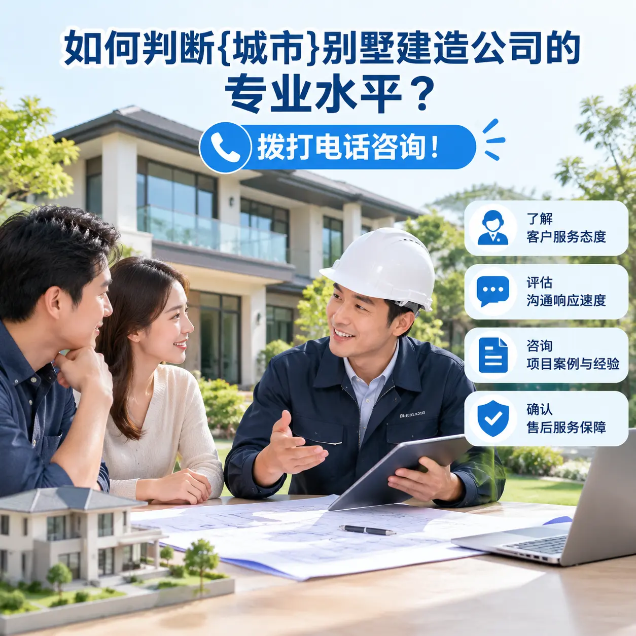 如何判断万山别墅建造公司的专业水平?拨打电话咨询!